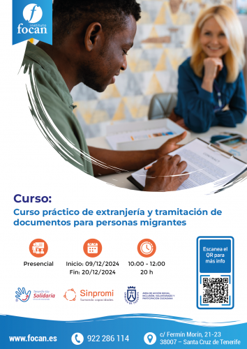 Cartel_tramitación de documentos _TFislasolidaria 1